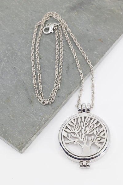 Aromatherapy tree clearance of life necklace