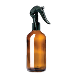 8 oz Amber Glass Bottle w/ Trigger Sprayer - Your Oil Tools