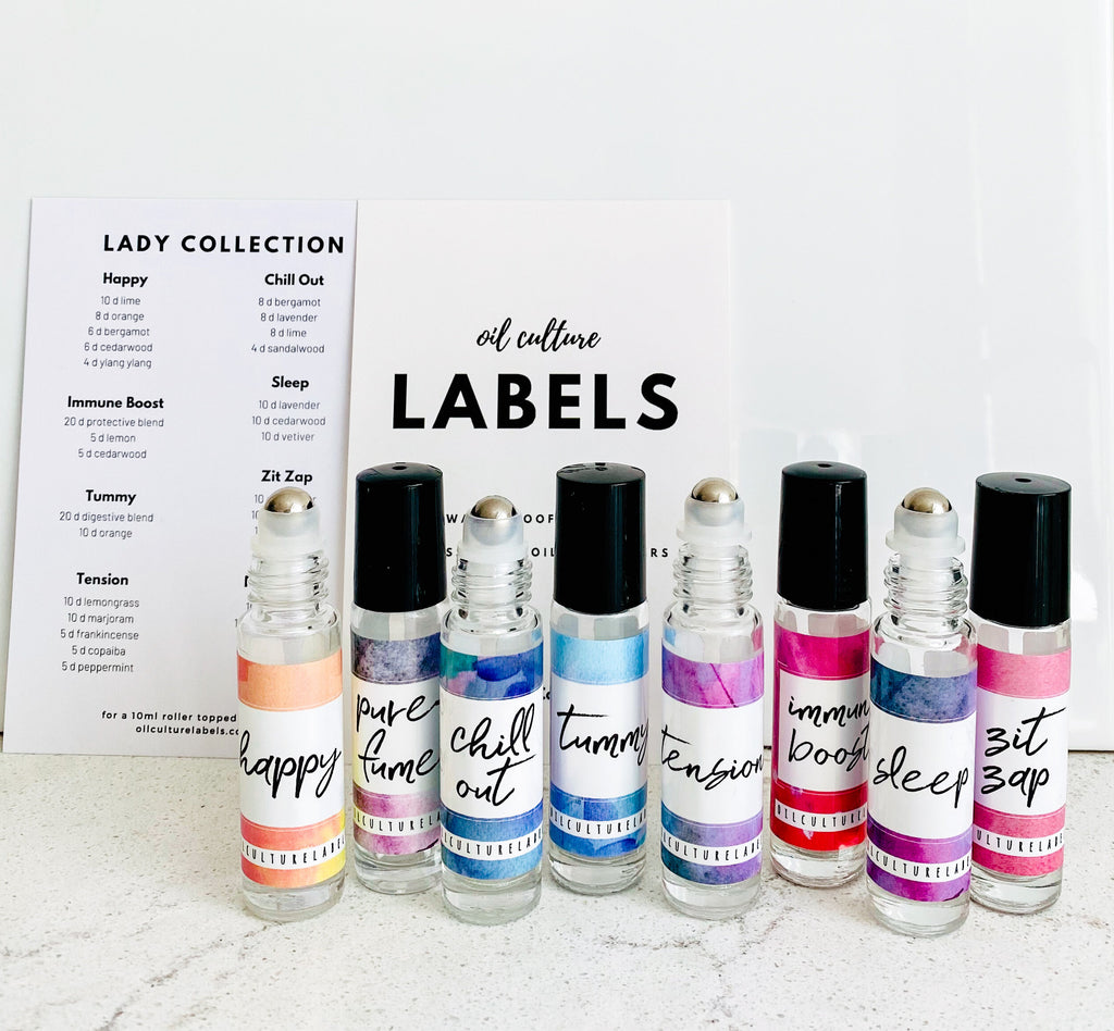 Lady Label Set - Essential Oil Magic 